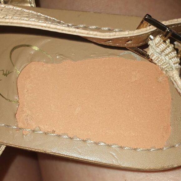 JESSICA SIMPSON BAILEY BLING SANDALS SZ 7.5 GOOD USED CONDITION. - Picture 6 of 7